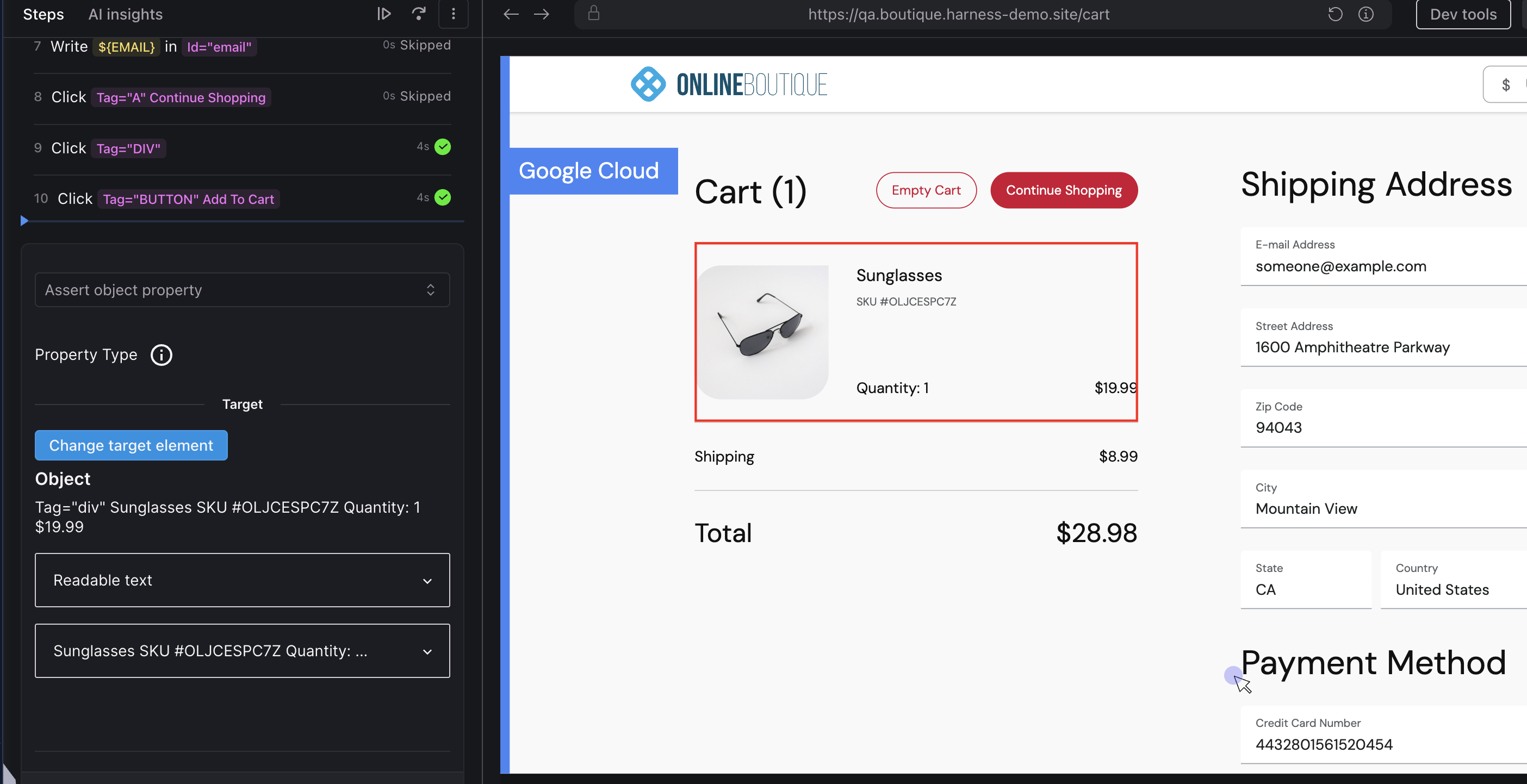 Assert Script Success